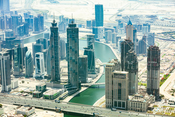 Naklejka na ściany i meble Dubai Cityscape