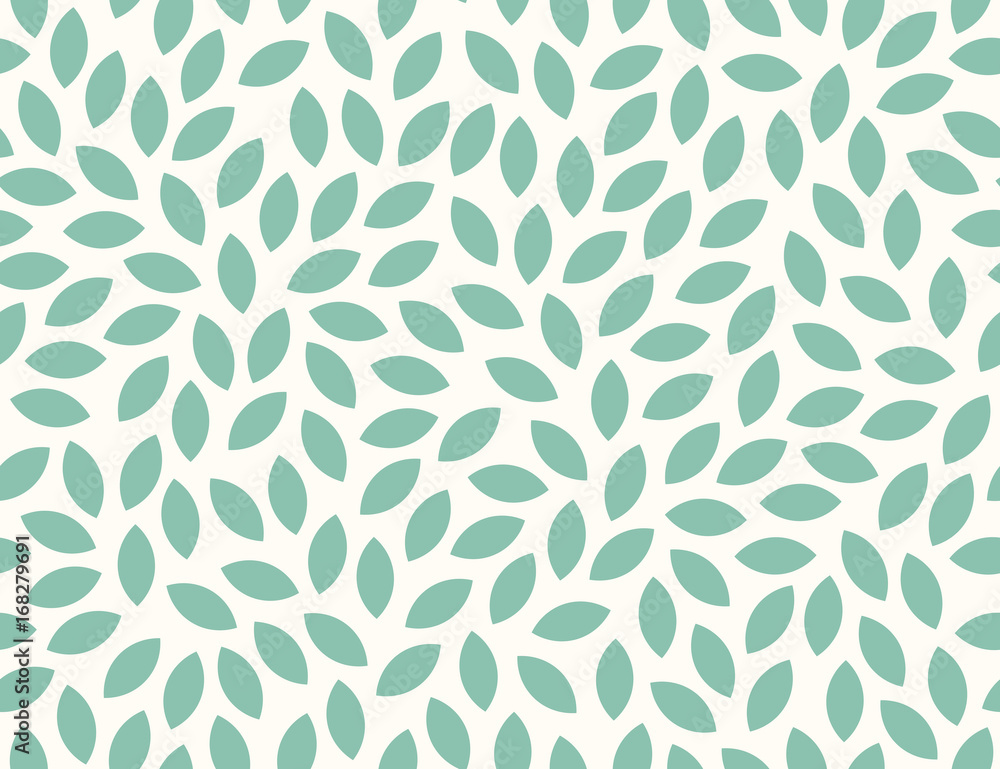 Canvas Prints Leaves Pattern. Endless Background. Seamless