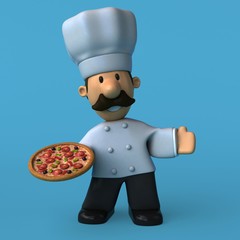 Fun chef - 3D Illustration