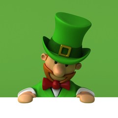 Leprechaun - 3D Illustration