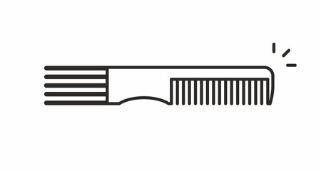 Comb vector icon