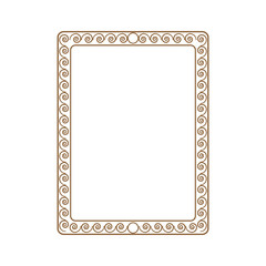 Frame of spiral card