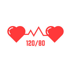 simple blood pressure icon