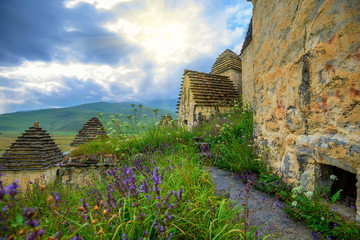 Ancient Alanian necropolis in North Ossetia