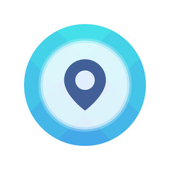 Paper Flat Cirlce Button