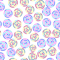 Abstract seamless pattern with circles