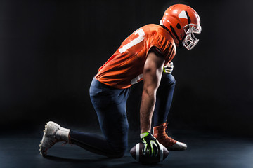 American football sportsman player