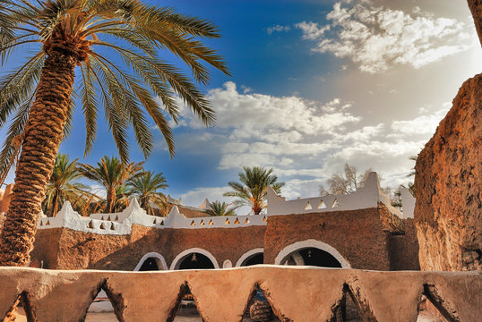 Ghadames, ancient berber city, Libya, UNESCO wold heritage site. The pearl of the desert.
