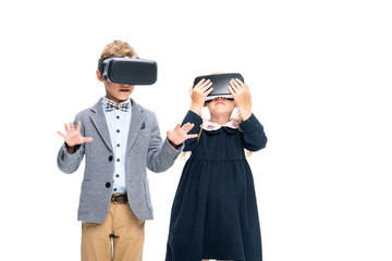 pupils in VR headsets