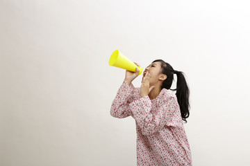 malay woman shouting