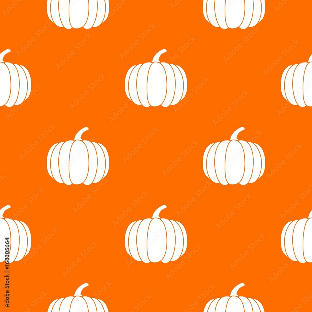 Sticker Pumpkin pattern seamless - Stickers