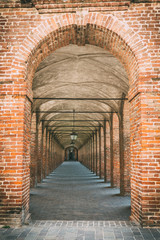 Arches in Sabbioneta, Italy