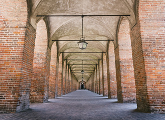 Arches in Sabbioneta, Italy