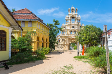 Sunandarama Maha Vihara Buddhist Monastery in Ambalangoda. One of the earliest Buddhist temples in...