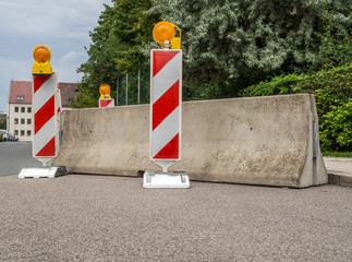 Großveranstaltung Betonsperre