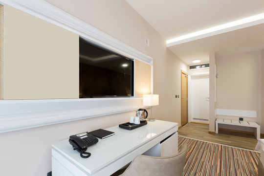Interior of a luxury hotel apartment