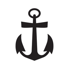 ship anchor icon- vector illustration