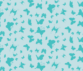 Abstract seamless butterfly pattern