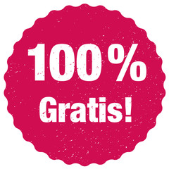 100% Gratis! Sticker - Vektor - magenta