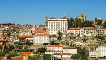 Fototapeta na wymiar Cityscape of Porto, Portugal - buildings, traditional houses and landmarks