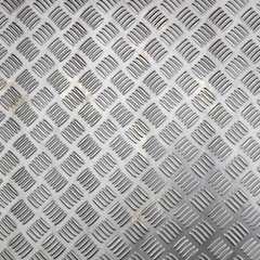 Old rusty checker plate floor texture background