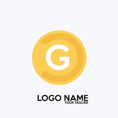 Obraz premium Letter Round Logo