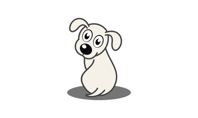Pet Dog, Liitle Dog Vector 
