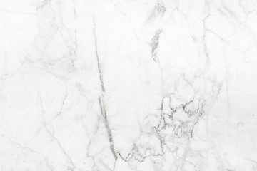 White marble texture in natural patterned for background design.