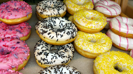 Colorful donuts