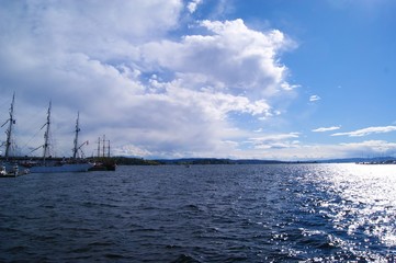 View on the sea in Oslo.