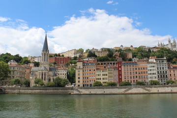 Fototapeta na wymiar A landscape of Lyon.