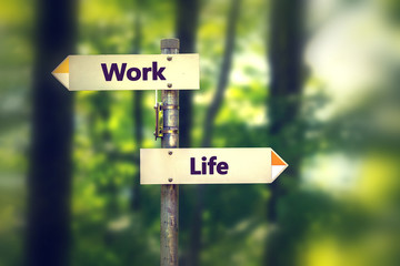 balance life and work concept