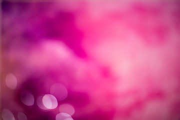 Abstract pink bokeh Background.