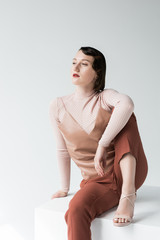 gorgeous retro styled girl