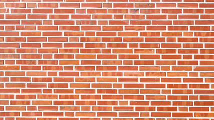 Red brick wall background or texture