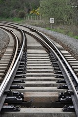 Fototapeta premium railways in nature