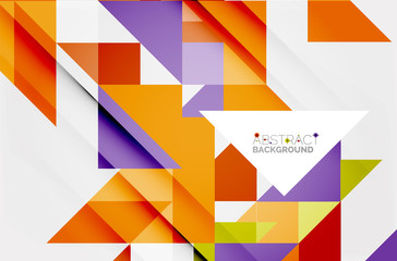 Fototapeta premium Triangle pattern design background