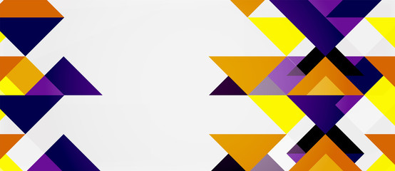 Triangle pattern design background