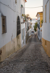 Fototapeta premium Street in Evora, Portugal