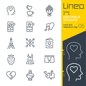 Lineo Editable Stroke - Love and Valentine’s day line icons
Vector Icons - Adjust stroke weight - Expand to any size - Change to any colour
