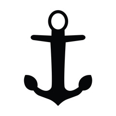 ship anchor icon- vector illustration