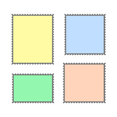 postage stamp vector