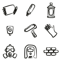 Graffiti Icons Freehand 