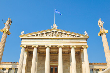 Fototapeta na wymiar Classic architecture in Greece