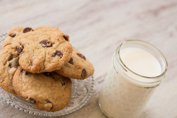 Cookies and Milk Dessert