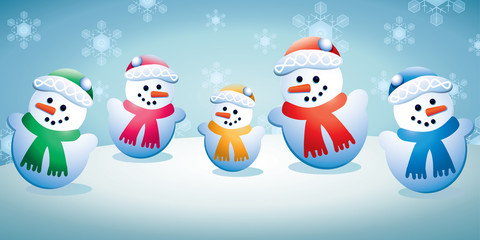 Family of Snowman