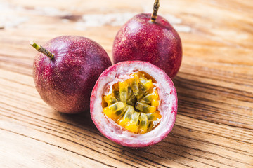 Mango with Passion fruit smoothie by fresh ingredients