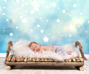 süße Träume, schlafendes Baby