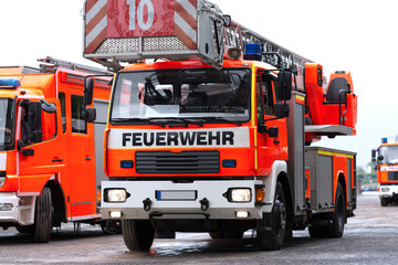 german ladder fire truck