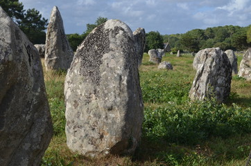 Alignement de menhirs, Kermario, Carnac, France